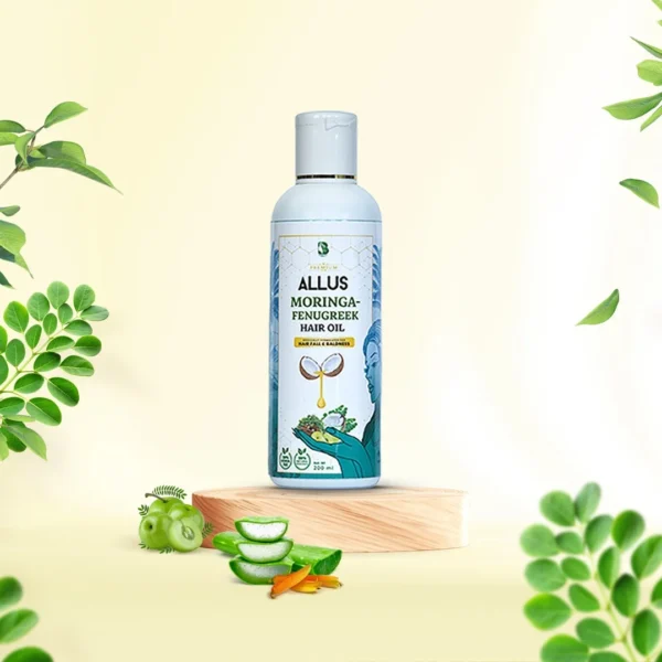 Allu’s Moringa – Fenugreek Hair Oil (Premium)