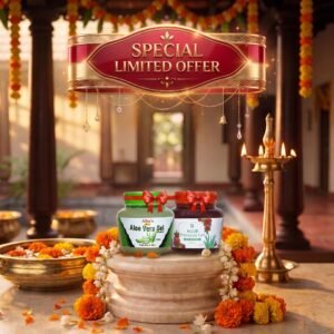 Allus Aloe Vera Gel 250gm + Allus Hibiscus Gel 250gm (Pack of 2)
