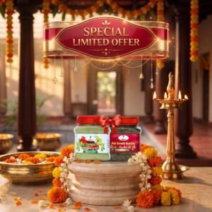 Allus Thali Shampoo Powder 100gm + Allus Booster Hair Growth Powder 100gm (Pack of 2)