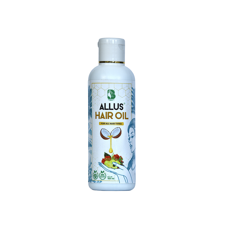 The Scientific Process of Hair Regrowth: How the Best Herbal Hair Oil Can Help 3 best herbal hair oil allus hair oil bottle