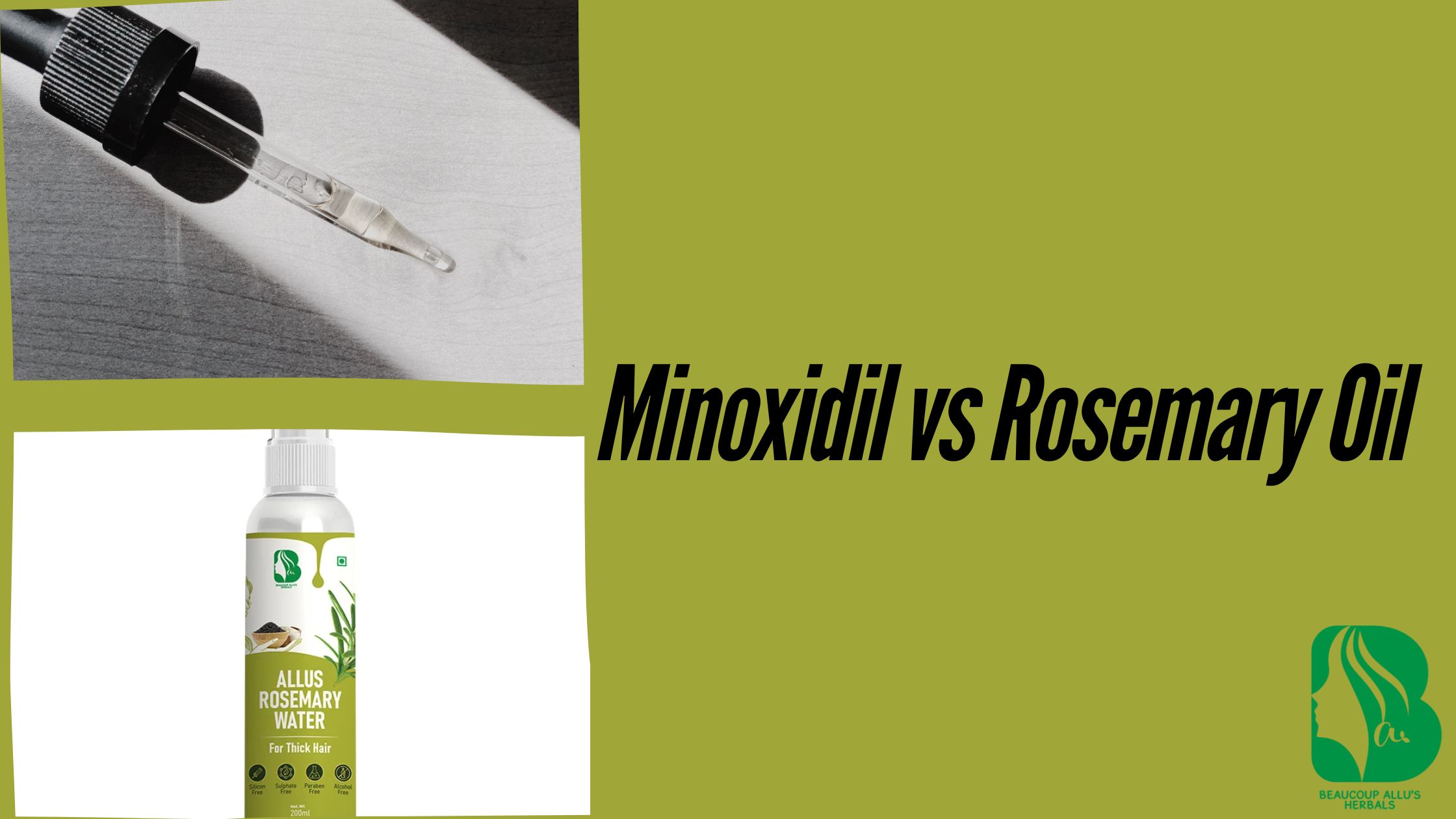 Blogs 4 Rosemary Oil vs Minoxidil – Which is Good for Hair Growth?