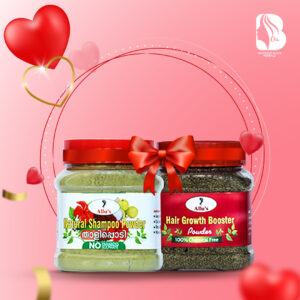 Allus Thali Shampoo Powder 100gm + Allus Booster Hair Growth Powder 100gm (Pack of 2)