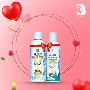 Allus Hair Oil 100ml + Allus Moringa Fenugreek Oil 100ml (Pack of 2)