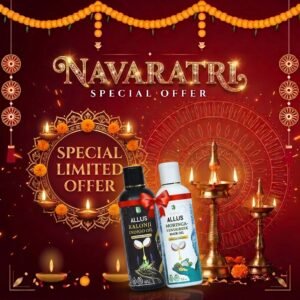 Allus Kalonji Indigo Oil 300ml  + Allus Moringa Fenugreek Oil 300ml (Pack of 2)